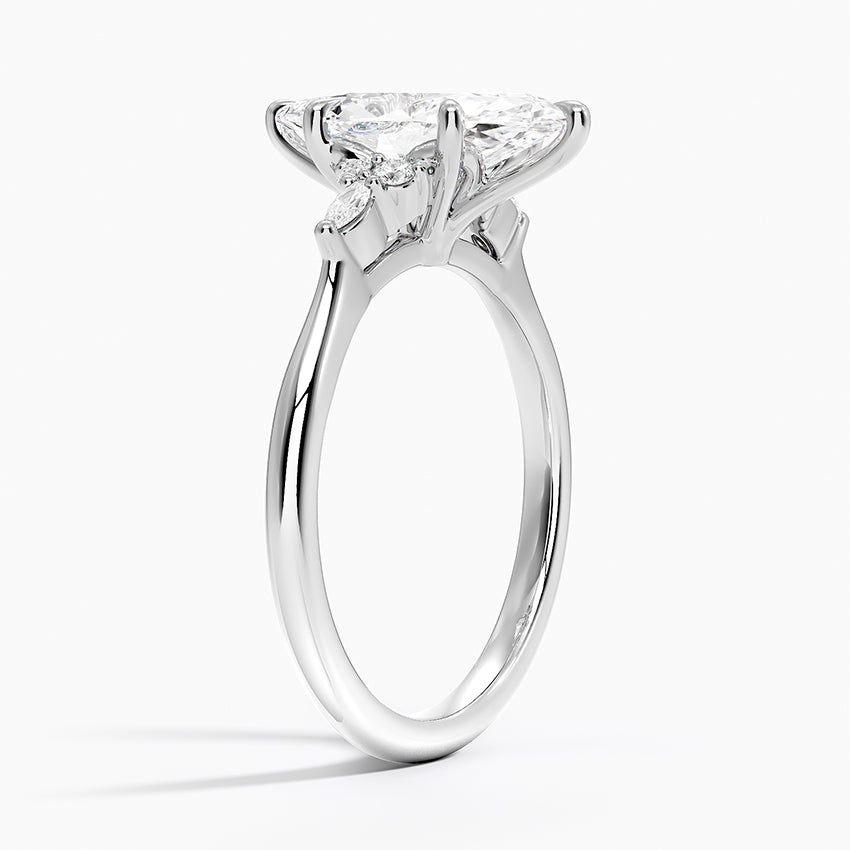Elowen Moissanite Ring -VVS1 Certified π