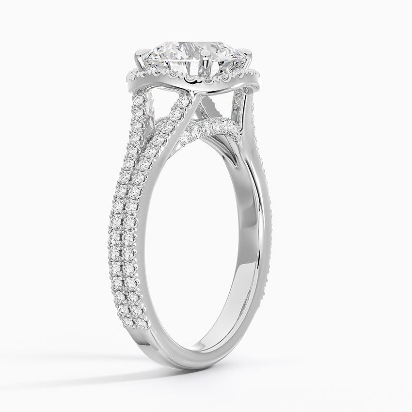 Sun bloom Moissanite Ring -VVS1 Certified π