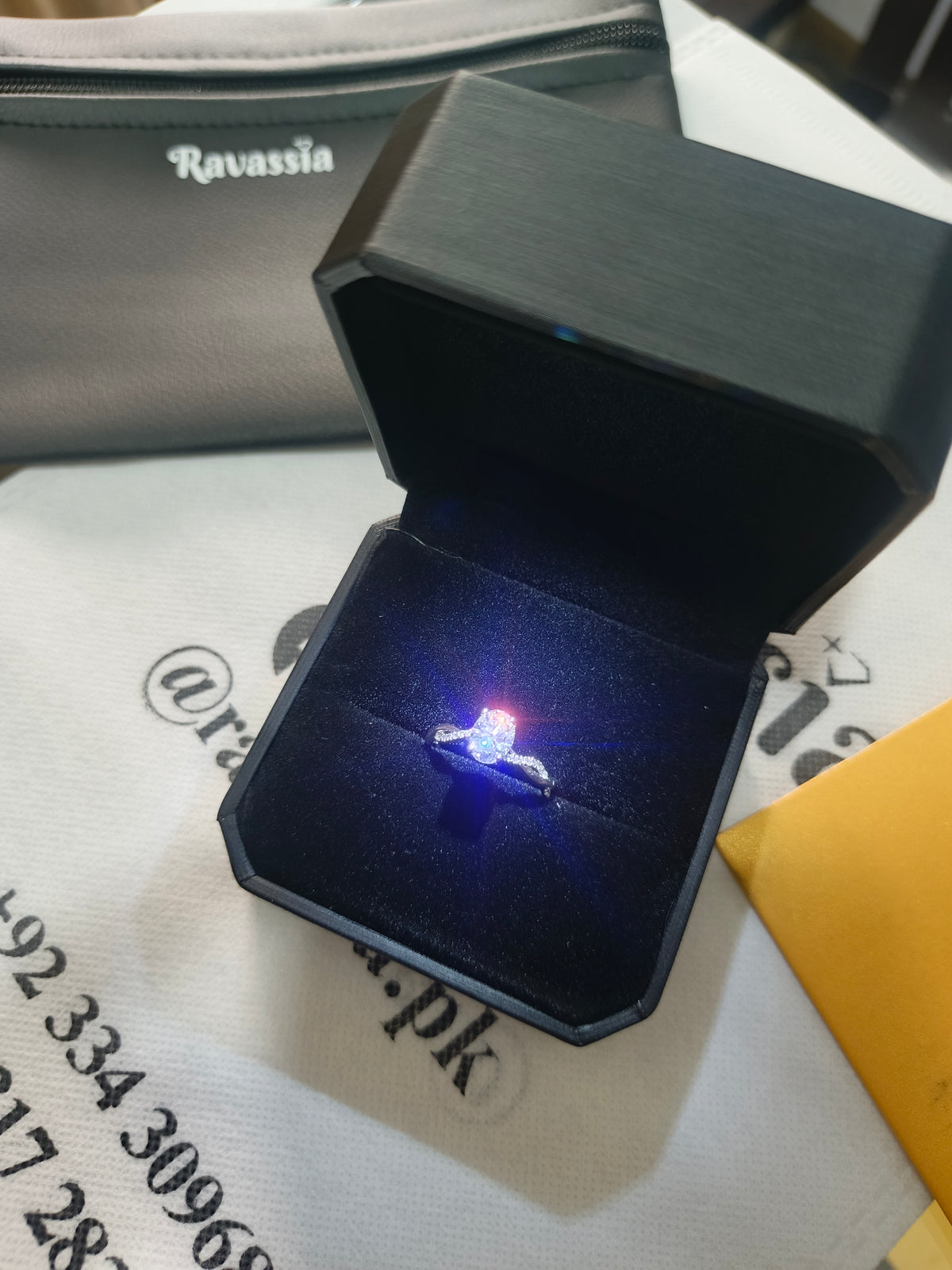 Ravassia Luxe Moissanite Ring -VVS1 Certified π