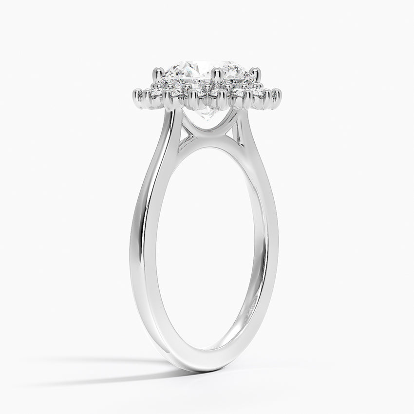 Celestia Round Moissanite Ring -VVS1 Certified π