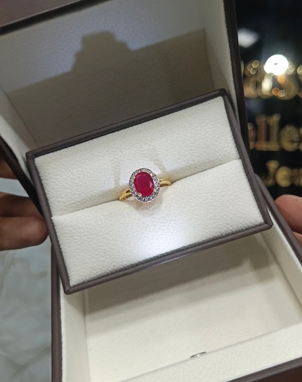 The Amora Ruby Promise Ring