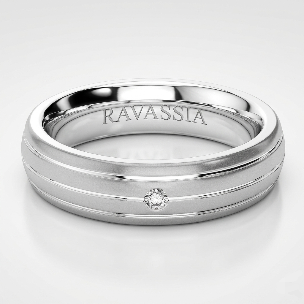 Men's Alpha Core Moissanite Band