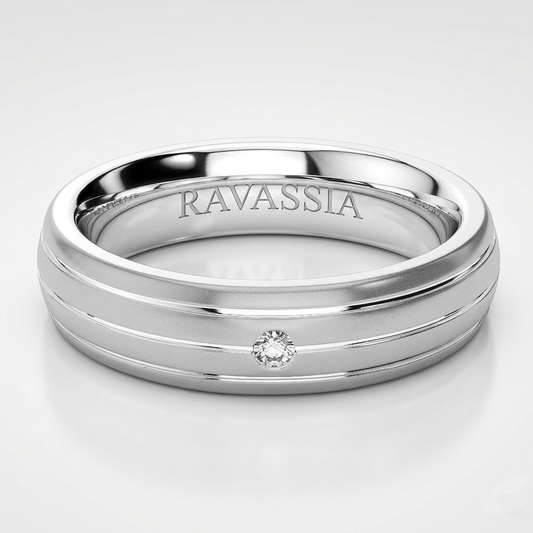 Men's Alpha Core Moissanite Band