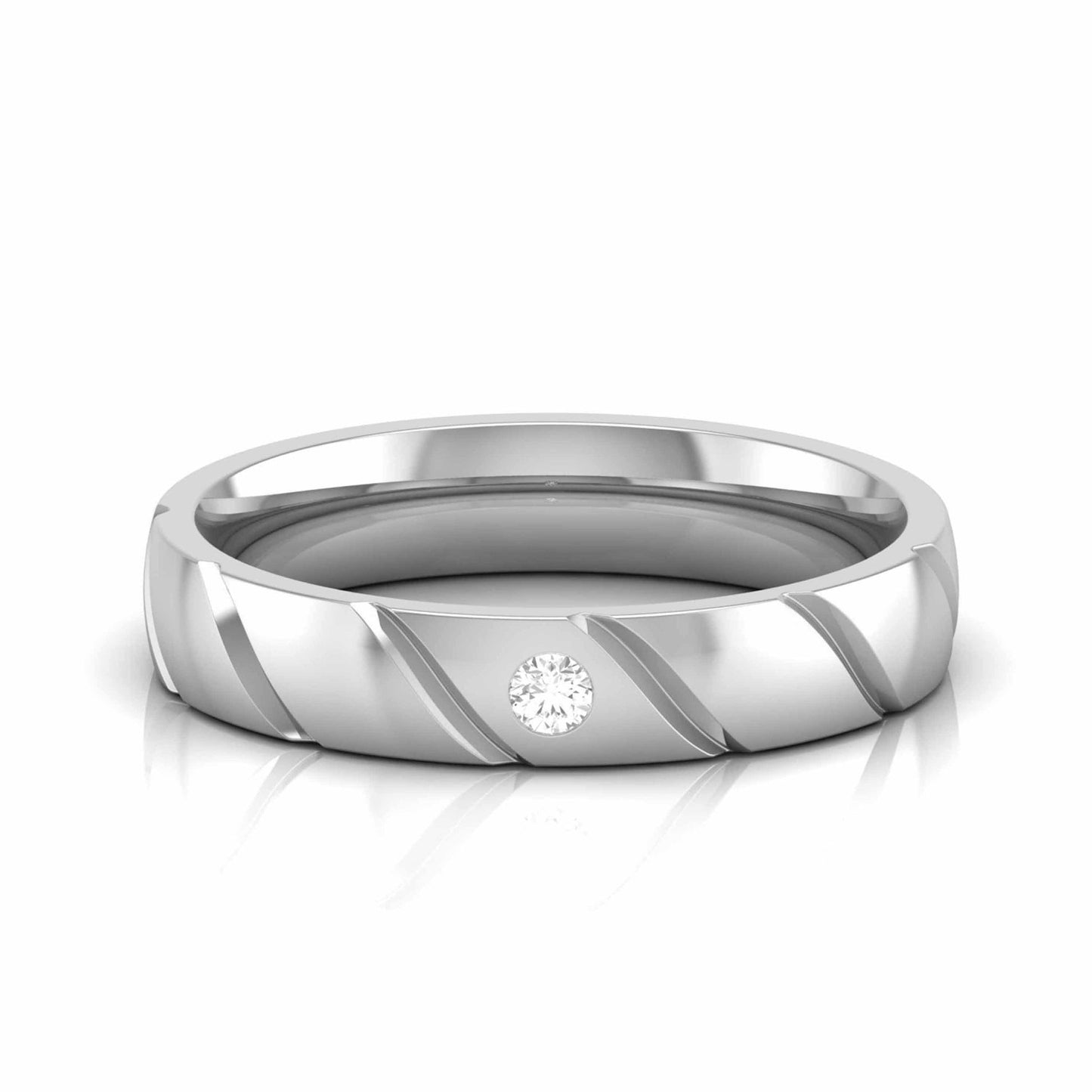 Men's Valor Moissanite Band -VVS1 Certified 💎