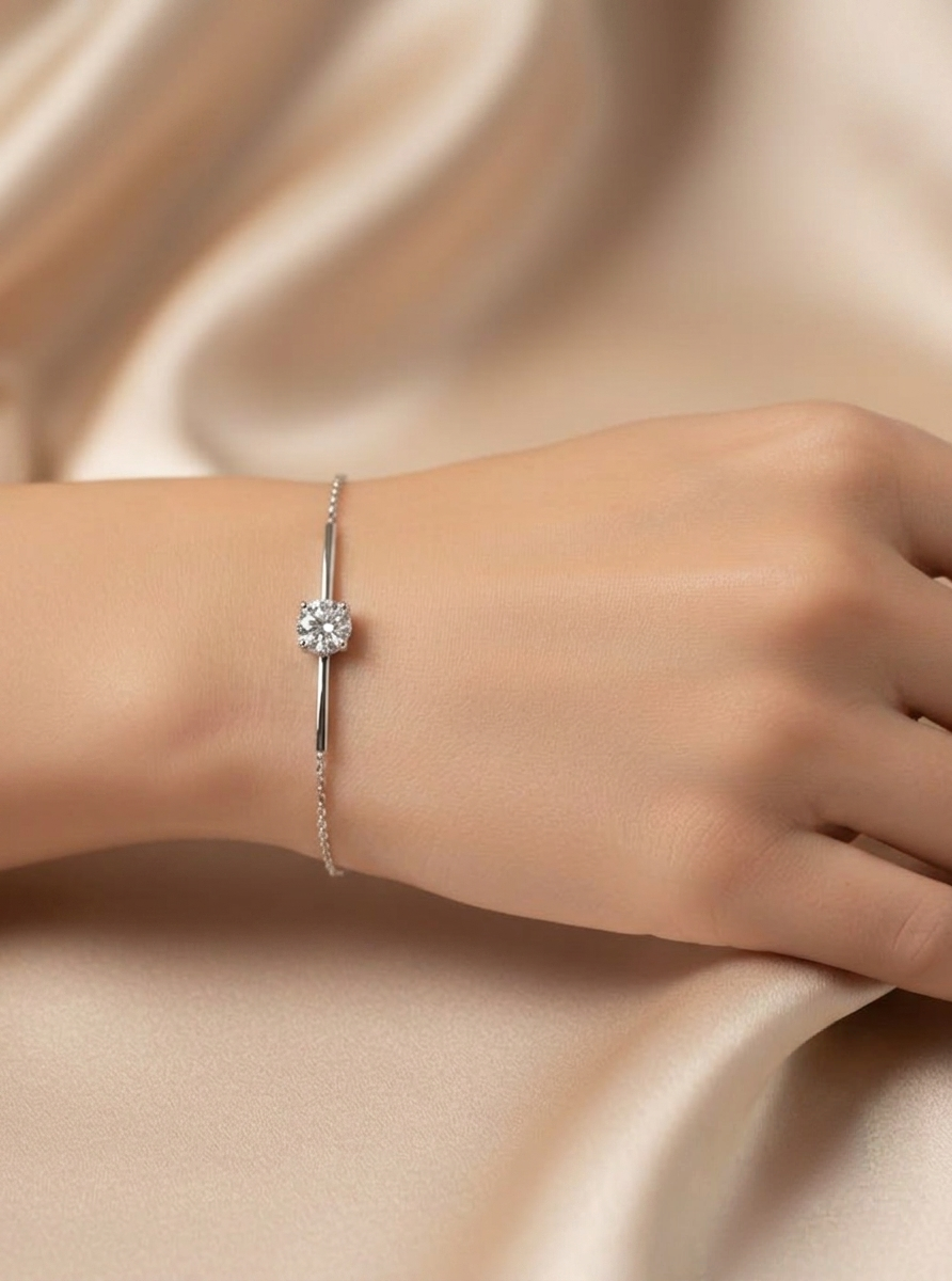 Etoila Moissanite Bracelet - VVS1 Certified Diamond 💎