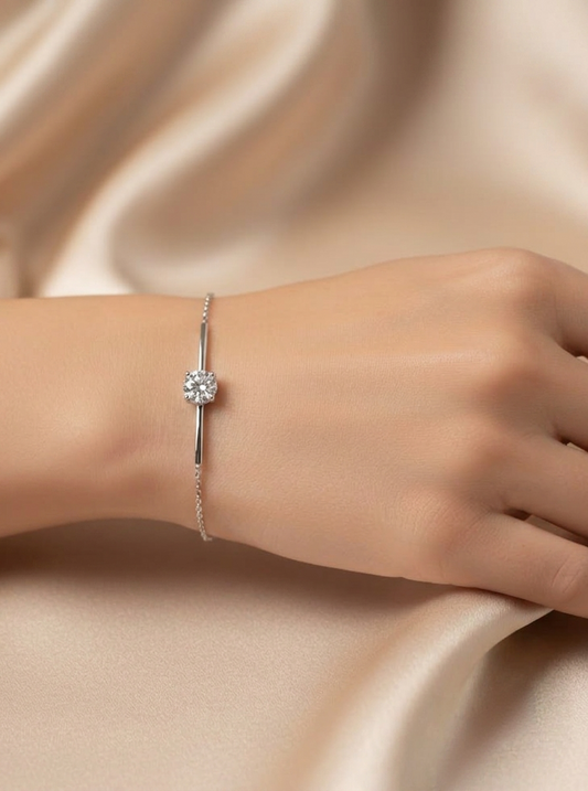 Etoila Moissanite Bracelet - VVS1 Certified Diamond 💎