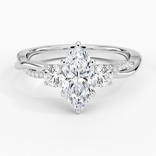 Isadora Moissanite Ring -VVS1 Certified 💎