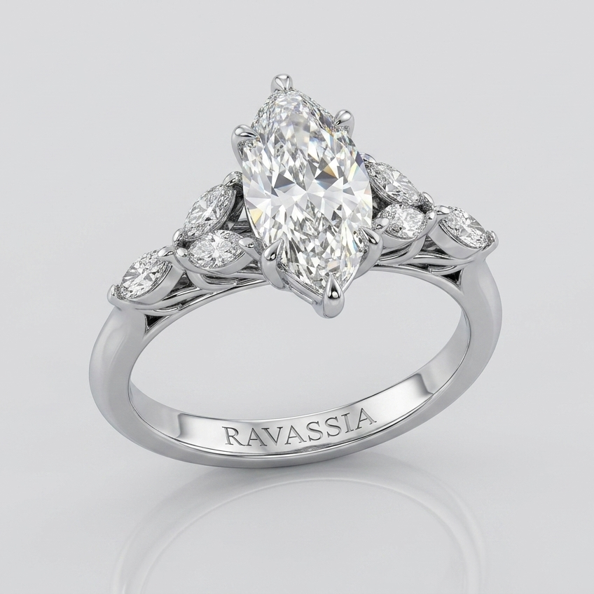 2 Carats Lumière Moissanite Diamond Ring - VVS1 Certified Diamond 💎