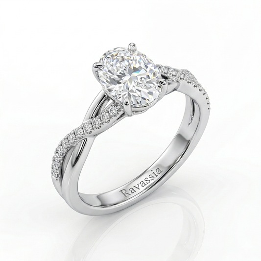 Luxe Fire Moissanite Ring