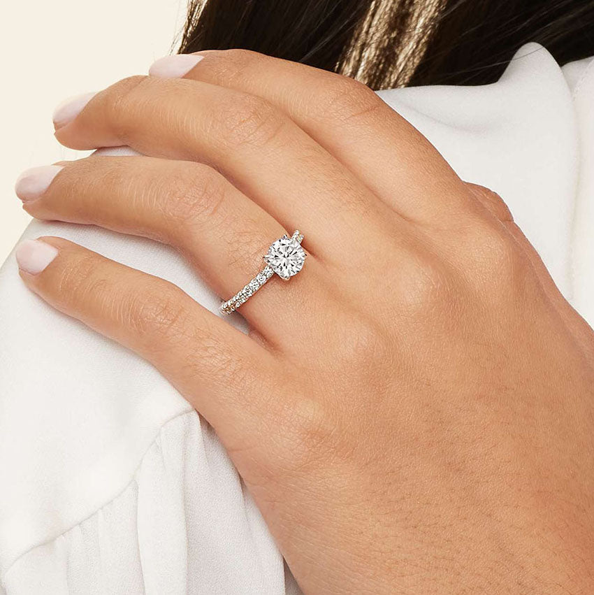 Elva Moissanite Ring -VVS1 Certified 💎