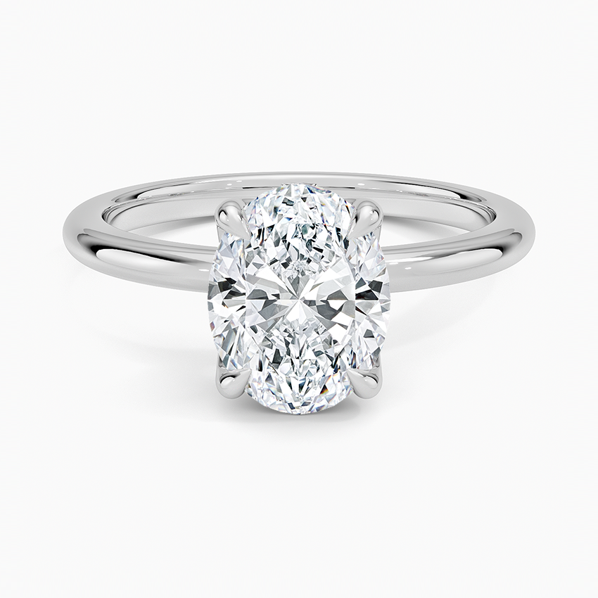 Classic Oval Cut Moissanite Ring -VVS1 Certified 💎