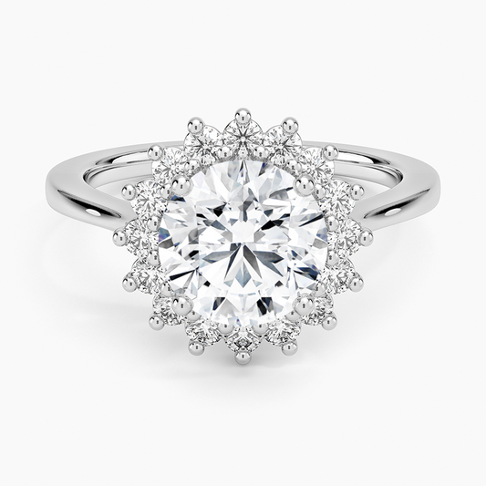 Celestia Round Moissanite Ring -VVS1 Certified 💎