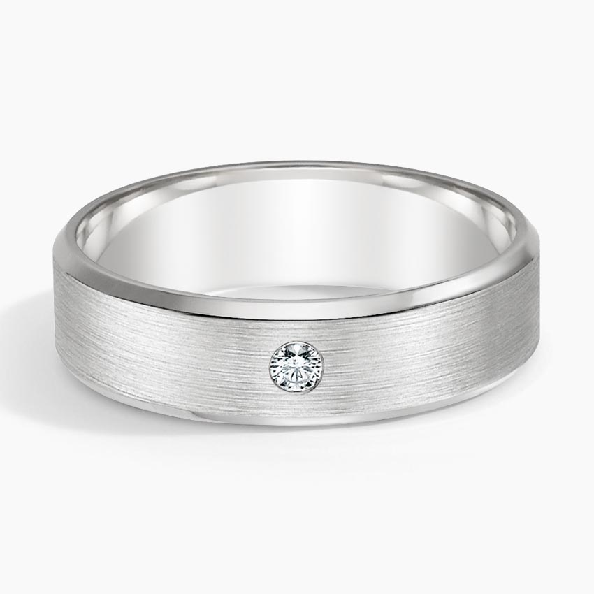 Men's Classic Engagement Moissanite Band -VVS1 Certified 💎