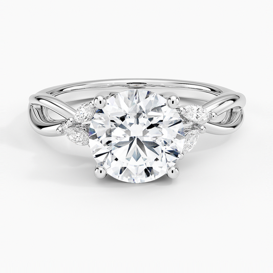 Luna Moissanite Ring -VVS1 Certified 💎