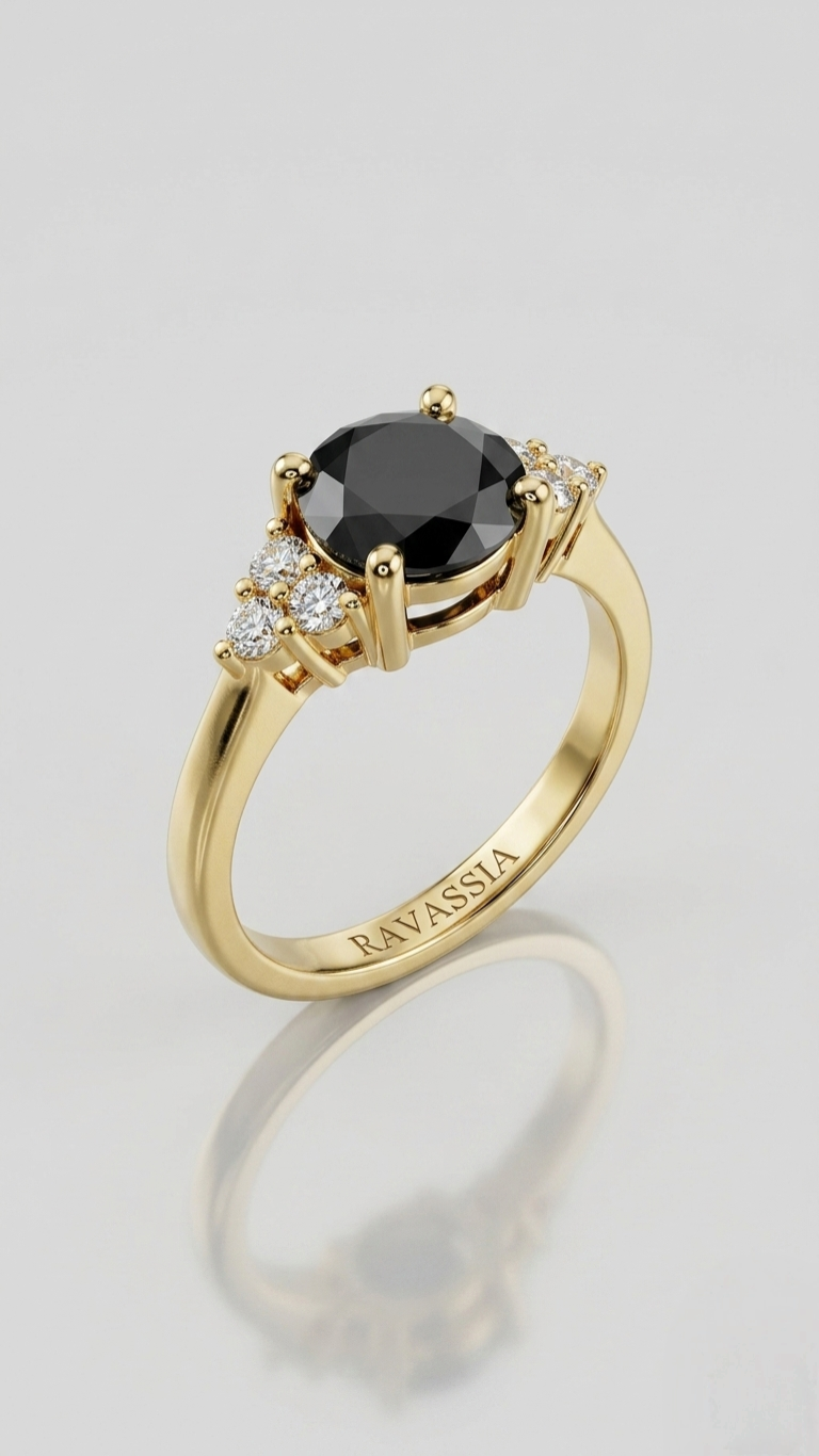 Midnight Sparkle Ring