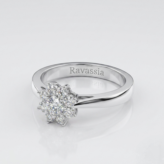 Elira Moissanite Diamond Ring - VVS1 Certified ✨