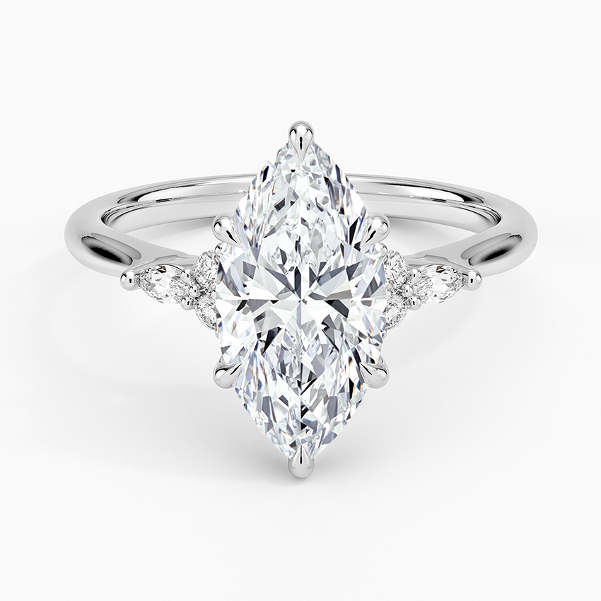 Elowen Moissanite Ring -VVS1 Certified 💎