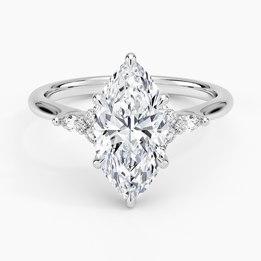 Elowen Moissanite Ring -VVS1 Certified 💎