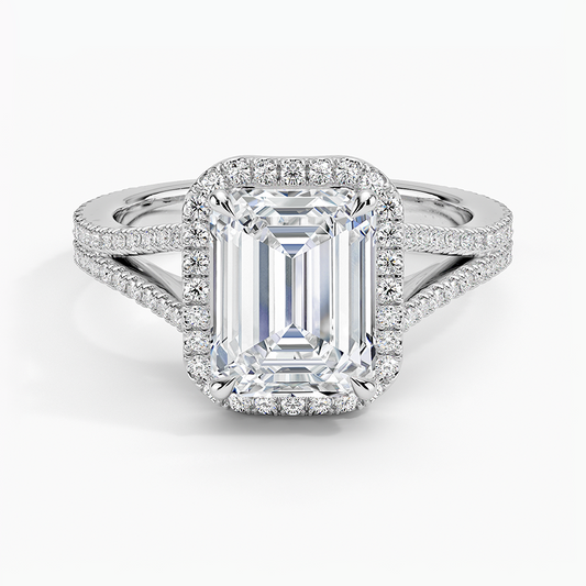 Emerald Royale Moissanite Ring -VVS1 Certified 💎