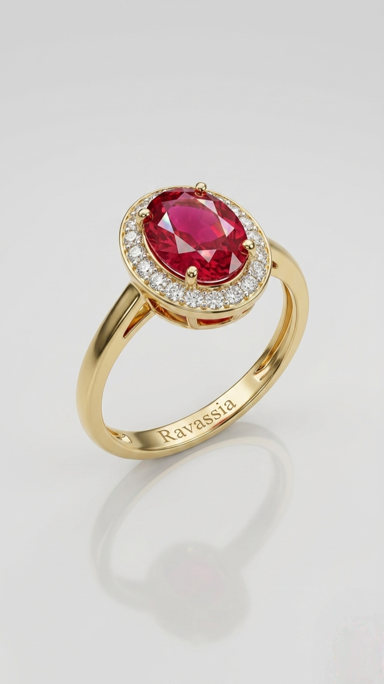 The Amora Ruby Promise Ring