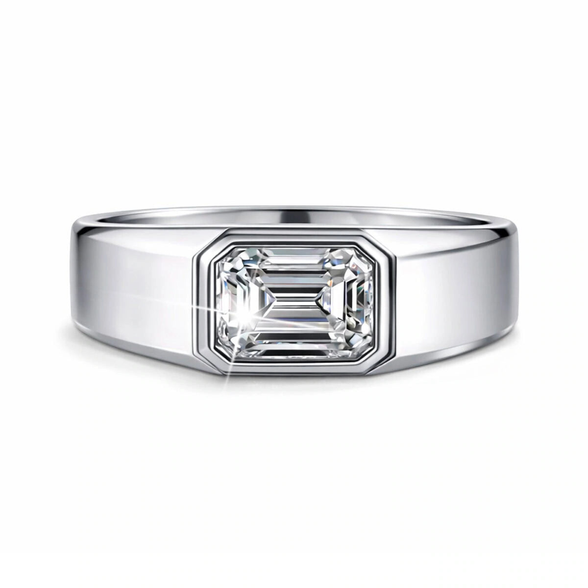 Men's Ravon Moissanite Band -VVS1 Certified 💎