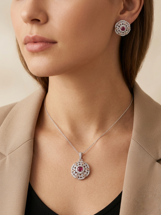 Bloom Sunburst Locket Set