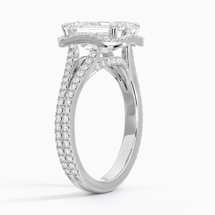 Emerald Royale Moissanite Ring -VVS1 Certified 💎