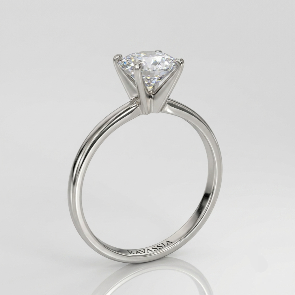 Classic Engagement Moissanite Diamond Ring - VVS1 Certified ✨