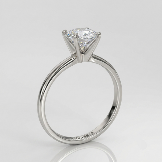 Classic Engagement Moissanite Diamond Ring - VVS1 Certified ✨