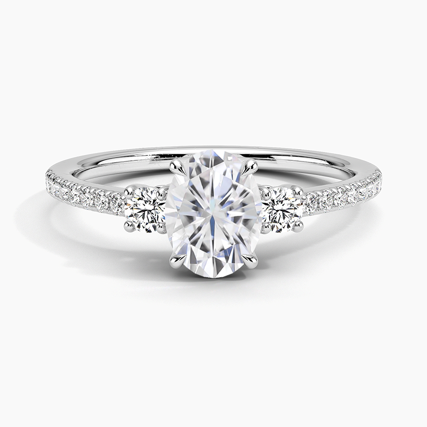 Ameera Oval Moissanite Ring -VVS1 Certified 💎