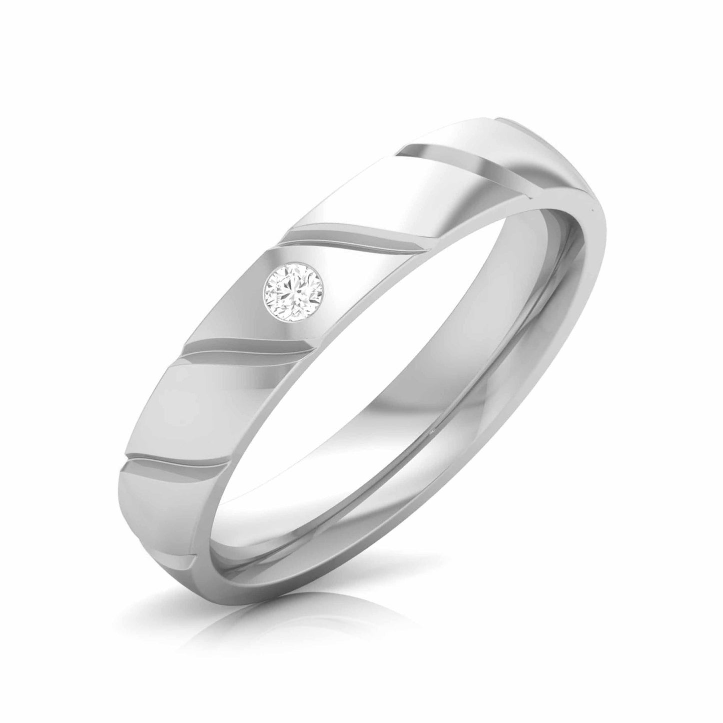 Men's Valor Moissanite Band -VVS1 Certified 💎
