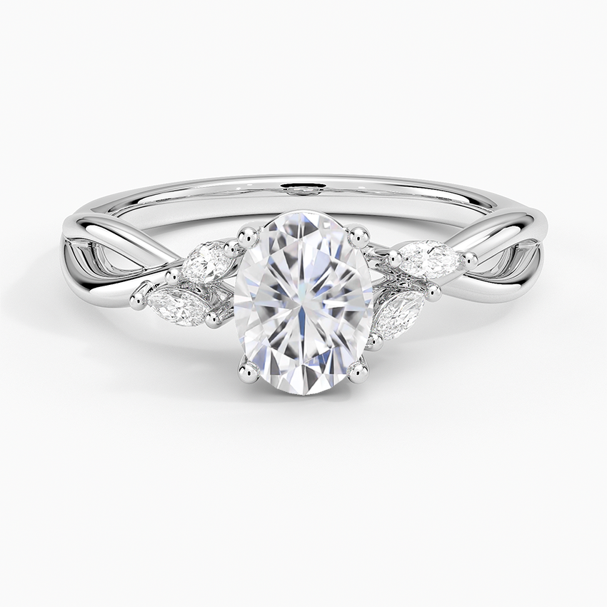 Valencia Oval Moissanite Ring -VVS1 Certified 💎